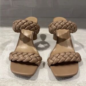 A NEW DAY Women's Basil Mule Heels Shoes Open Toe A New Day size 9 1/2